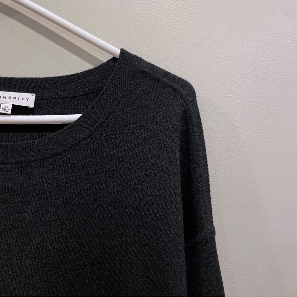 Community Cashmere Blend Knit Sweater - Picture 2 of 6